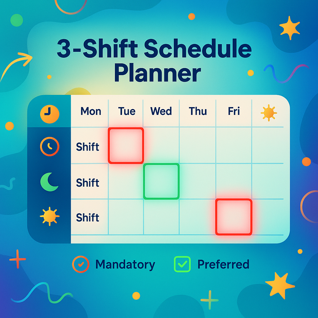 Forced vs Preferred Shifts - Visual difference comparison